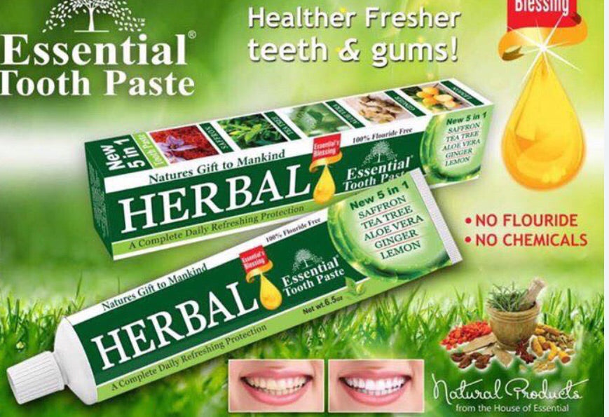 Fluoride free toothpaste
