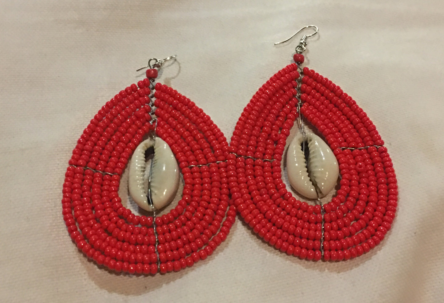 Beaded handmade earrings