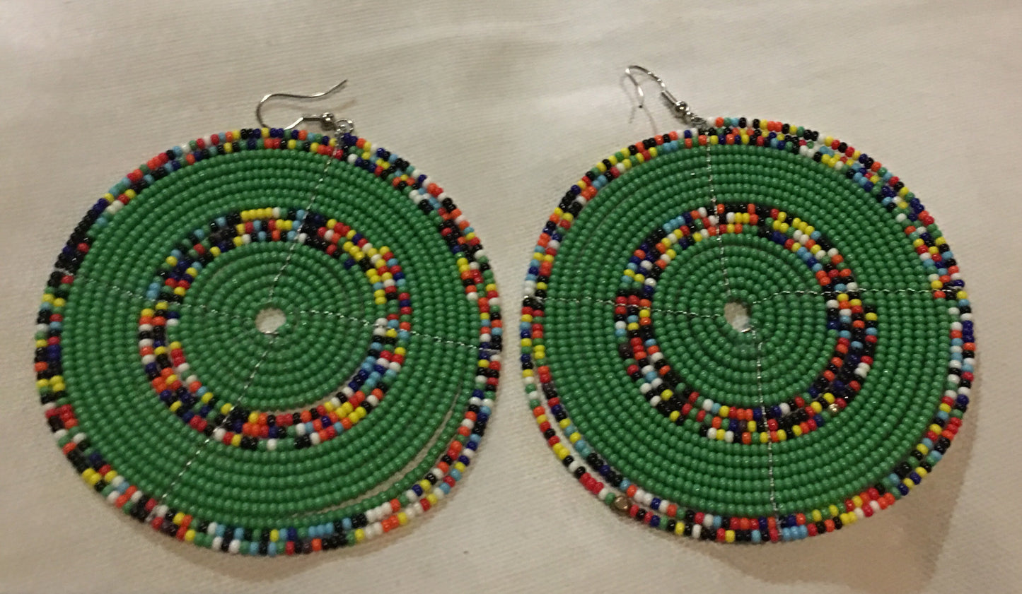 Beaded handmade earrings