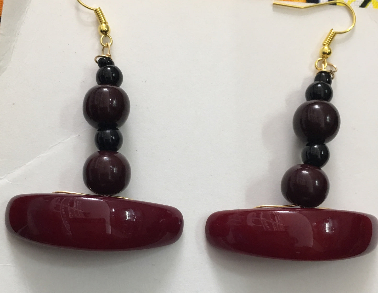 Beaded handmade earrings