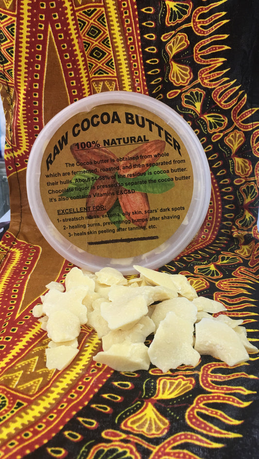 Raw cocoa butter