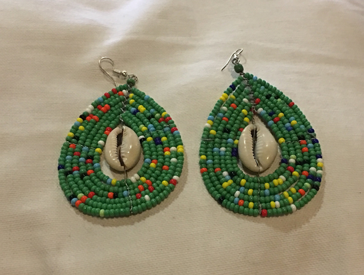 Beaded handmade earrings
