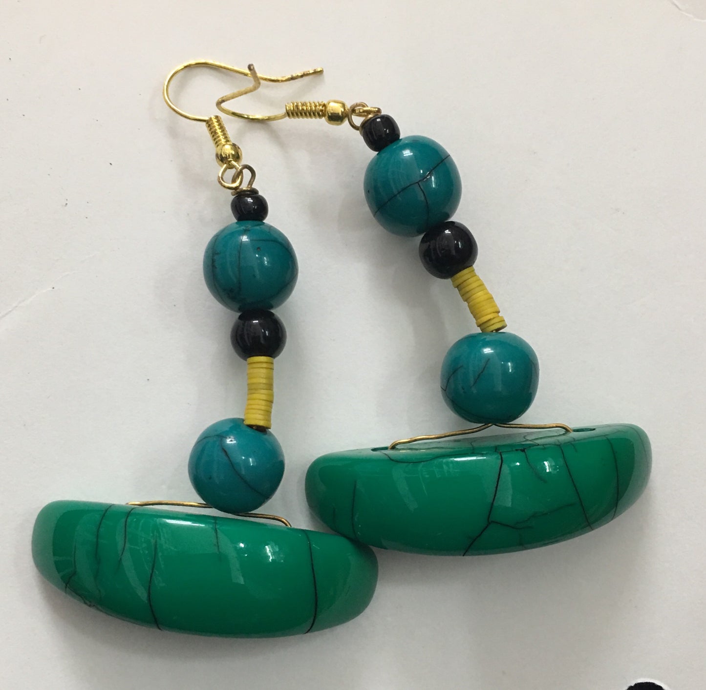 Beaded handmade earrings