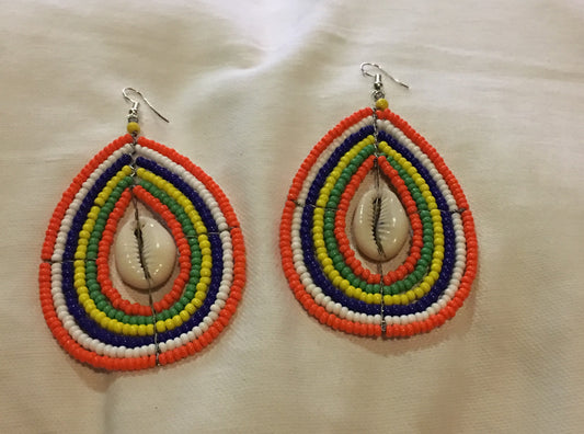 Beaded handmade earrings